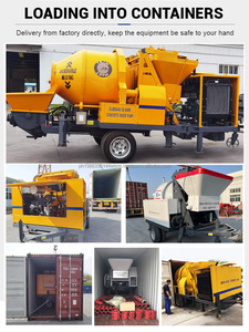 เครื่องผสมคอนกรีตดีเซลปั๊มรถพ่วงเครื่องผสมคอนกรีตและปั๊ม - Product Image 6