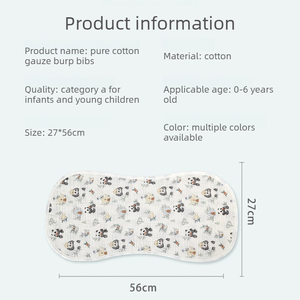 Paños de Crepé para Bebés de Alta Calidad, 4 Capas, 100% Algodón, Logotipo Personalizado, Súper Absorbentes, Secado Rápido, 27x56cm - Product Image 2