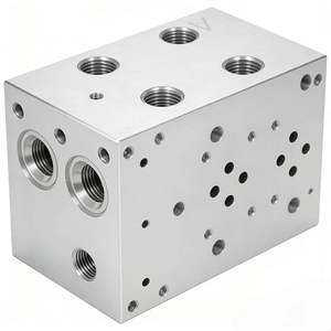 บล็อกวาล์วไฮดรอลิกแบบโมโนบล็อกคุณภาพสูงจากโรงงาน บล็อกวาล์วไฮดรอลิกแบบโมโนบล็อกชนิดโซลินอยด์ซีเอ็นซี  แผ่นรองวาล์วไฮดรอลิก - Product Image 2