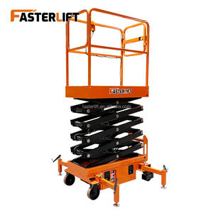 Platform Kerja Udara Hidrolik Elektrik 6m, Scaffolding Mobile, Man Lift untuk Pertanian dan Gudang - Product Image 4