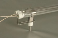 Revêtement doré Quartz Chauffage Lampe Tube Infrarouge Lampe Verre Stratification Fours Préchauffage IR Radiateurs Éléments Machines Partie Verre