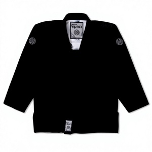 Kimono de Jiu Jitsu Brasileño Azul Profesional Personalizado con Parches Bordados, Uniforme de Primera Calidad con Tejido Perla - Product Image 3