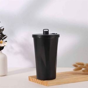 Tasse à café en acier inoxydable au design moderne, capacité de 600 ml, retour à l'école - Product Image 2
