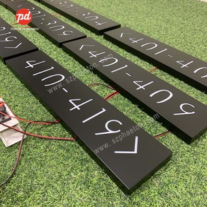 Bán buôn khách sạn cửa chuông không làm phiền dấu hiệu LED cửa phòng số dấu hiệu Acrylic khách sạn LED CỬA số dấu hiệu với chuông cửa - Product Image 6