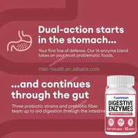 Comprimés d'enzymes digestives probiotiques et prébiotiques OEM pour soutenir la santé intestinale et nettoyer le côlon – Complément probiotique et enzymatique