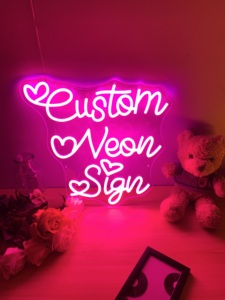 Letrero de Neón Personalizado, Letrero Luminoso RGB Regulable, Decoración de Pared para Dormitorio, Bodas, Cumpleaños, Bares y Negocios - Product Image 2
