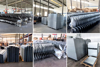 Ventilateur Mural Industriel de 50 Pouces, Extracteur d'Air à Courroie Haute Puissance 1.1kW, Équipement de Ventilation pour Bâtiments d'Élevage