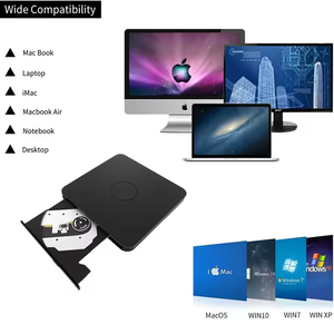 <span class=keywords><strong>Lecteur</strong></span> de CD/DVD externe pour ordinateur portable, USB 3.0 Type-C ultra-plat 13 mm, <span class=keywords><strong>lecteur</strong></span> de CD/DVD +/-RW portable - Product Image 3