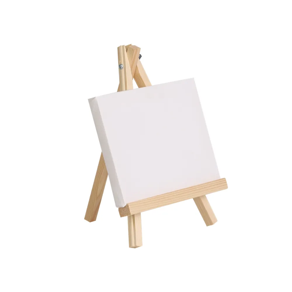 Easel And Sketch Canvas Painting Board Set For Kids Painting Pre Printed Painting Canvas And Easel