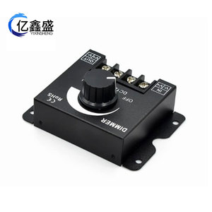 Controlador de Brillo para Tiras de Luz LED YIXINSHENG, Dimmer PWM 12V-24V 30A DC, con Interruptor de Perilla - Product Image 3