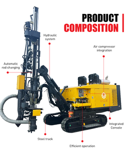 Máquina de Perfuração Rotativa Hidráulica Diesel Geotécnica para Exploração de Minérios Pesada - Product Image 4