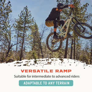 Rampe de saut portable à 3 panneaux pour tous les âges, idéale pour les VTT, les <span class=keywords><strong>BMX</strong></span>, rampe de terrain portable pour VTT - Product Image 4