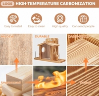 Vente chaude Durable En Bois Écureuil Maison Style Classique Personnalisé Naturel À L'extérieur Écureuil Mangeoires Écologique Solide Motif