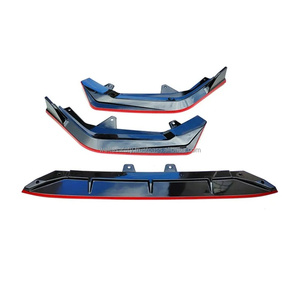 Welta - Difusor de Parachoques Delantero para Automóvil, Alerón de ABS/ABS+PP, Negro Pulido, Estilo Original, Pieza de Modificación - Product Image 3