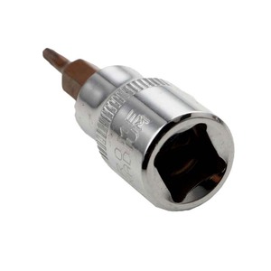 Chrome Plated 1/4 In Hex Socket Bit Set For Furniture Assembly Short Hex Drive Tool - Product Image 2