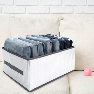 Sac de rangement de placard de jeans amélioré grande capacité avec poignée organisateur de rangement - Product Image 6