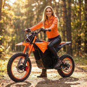 Motocicleta Todoterreno de 3000w con Neumáticos de 14/12 Pulgadas, Bicicleta Eléctrica de Montaña de 48v, Motocicleta Todoterreno de Alta Velocidad para Adultos - Product Image 4