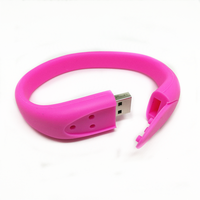 Flashdisk Gelang Silikon Kapasitas Nyata Harga Pabrik Murah Drive Memori USB Bentuk Gelang