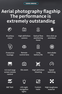 Dron X226 VR Plegable, Portátil, Mini, para Niños Principiantes, con Dos Cámaras, Posicionamiento de Flujo Óptico, Control por Aplicación, RC - Product Image 6