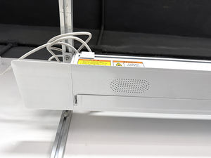 Pantalla de proyector eléctrica empotrada en el techo 4K de 150 pulgadas, vídeo <span class=keywords><strong>HDTV</strong></span>, cine en casa, pantalla de proyección blanca mate de tensión - Product Image 4