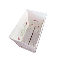 Boîtes de rangement industrielles en PP ondulé, personnalisées, imperméables, durables, empilables et pliables pour l'électronique