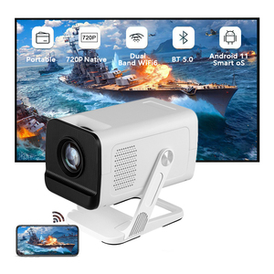 720P 4K Hỗ trợ máy chiếu 170ANSI Android 11 aiwinner h713 băng tần kép wifi6 bt5.0 tích hợp loa rạp hát tại nhà $40 - Product Image 1