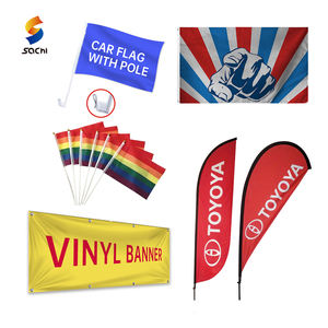 أعلام ترويجية خارجية كبيرة الحجم 4x6 5x8 6x10 3x5ft أعلام كبيرة الحجم ترفع أعلام مخصصة - Product Image 4