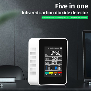 เครื่องวัดก๊าซ Hedao ALB17 มัลติฟังก์ชั่น 5 in 1 สำหรับวัดฟอร์มาลดีไฮด์ HCHO สารประกอบอินทรีย์ระเหยง่าย (TVOC) และก๊าซคาร์บอนไดออกไซด์ (CO2) - Product Image 5