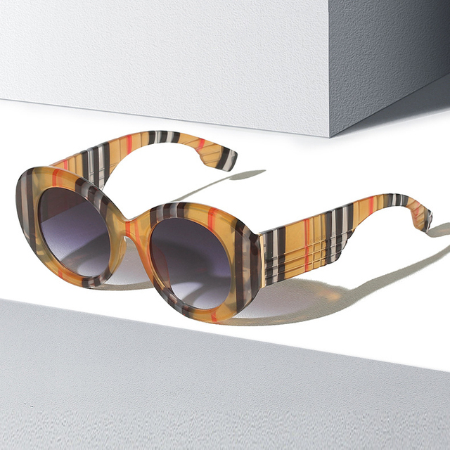 Twooo 8042 Designer Glasses Lunettes Luxury Round Pc Frame Women Sunglasses