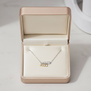 Collar de Oro Sólido de 18K con Colgante de Diamante Natural, Estilo Elegante, Venta al por Mayor de Joyería Fina, Regalo para Mujer - Product Image 6