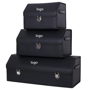 Boîte d'organisation de stockage de <span class=keywords><strong>voiture</strong></span> de remorques de camion en cuir pliantes détachables personnalisées pour Sitrak Volvo MAN KAMAZ DAF - Product Image 1