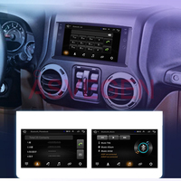 Stereo Mobil Android 11 7 inci, Carplay, GPS Navigasi untuk Jeep Cherokee, Compass, Commander, Wrangler, 300C, Dodge Caliber, Liberty 2009, 2008