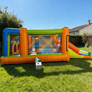 Casa Inflable Comercial <span class=keywords><strong>de</strong></span> Obstáculos <span class=keywords><strong>de</strong></span> Colores para Niños Pequeños, Área <span class=keywords><strong>de</strong></span> Juegos Inflable para Exteriores - Product Image 4
