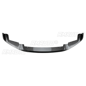 For 2016-2021 BMW F87 M2 CS Style Front Bumper <b>Splitter</b> <b>Lip</b> Body Kit Glossy Black Carbon Fiber Look - Product Image 2