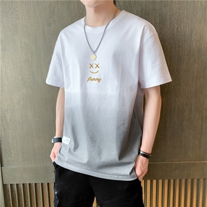 T854 Men's Vintage Short Sleeve Printed for <strong>Face</strong> <strong>T</strong>-<strong>shirt</strong> 180g Polyester Milk Silk Loose Fit Summer Clothing <strong>T</strong> <strong>Shirts</strong> - Product Image 4
