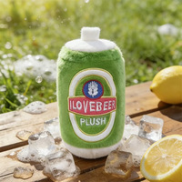 Peluche personnalisée en forme de fût de bière avec logo, jouet en peluche super doux, poupée en peluche, coussin décoratif