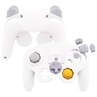 Couvercle de boîtier complet de haute qualité pour plaque frontale et coque arrière de remplacement du contrôleur GameCube pour NGC