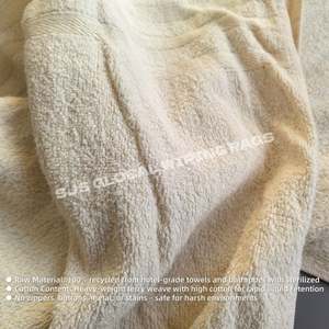 Trapos de Limpieza Industriales de Algodón 100% Reciclado, de Colores, con Gran Absorción, para Limpieza con Máquina - Product Image 4