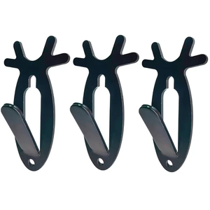 Soporte de Pared para Cráneo de <span class=keywords><strong>Ciervo</strong></span> con Soporte Triangular de Metal, Kit de Montaje en Pared para Baño, Exhibición de Cráneo de <span class=keywords><strong>Ciervo</strong></span> Redondo Grande - Product Image 6