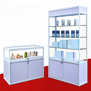 Usine directe lumière LED multicouche or aluminium verre <span class=keywords><strong>vitrine</strong></span> bon marché magasin de <span class=keywords><strong>d</strong></span>étail luminaires <span class=keywords><strong>vitrine</strong></span> à vendre - Product Image 4