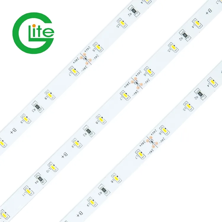 ランプ光束860 lm 60leds/m ip20オフィス用非防水白色LEDライトストリップ