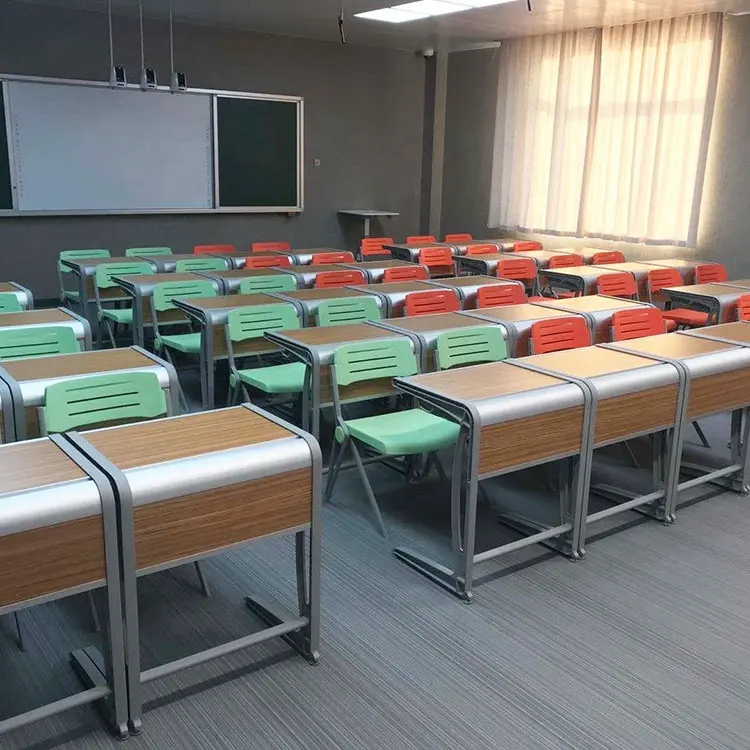 Popular smart Classroom aluminum alloy school desk furniture