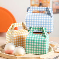 Boîte à pâtisserie carrée de haute qualité, recyclable, légère, en carton gaufré, pour gâteaux, de qualité alimentaire, fournisseur chinois