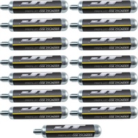 Cartouche d'acétylène pré-remplie en aluminium compatible JT Paintball, 90 grammes (3 onces) - Pack de 15