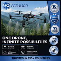 Drone de sauvetage d'urgence Beixing Custom FCC-X300 à charge lourde avec moteur 150 kg pour la lutte contre les incendies forestiers et la livraison de matériel