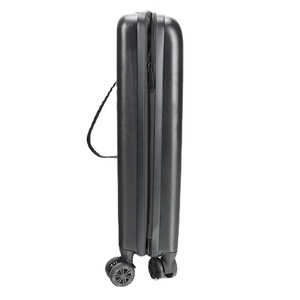 20-Inch Lightweight Carry-On Suitcase <b>With</b> Swivel <b>Wheels</b> And <b>Lock</b> For Business Travel Women Solid Color Detachable Handle - Product Image 3