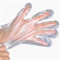 Gants jetables en polyéthylène bon marché en gros pour le nettoyage et la manipulation des aliments