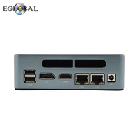 Mini PC EGLOBAL Fan con Intel Core Ultra7 155U, 2*DDR5, SSD M.2, Windows 10, HD, DP, Tipo-C, 5*USB, 2*RJ45 Giga LAN, Linux, BIOS