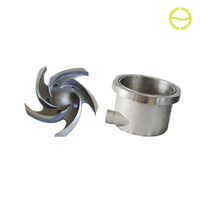 Impeller de pompe OEM en acier inoxydable, fabriqué par moulage de précision à la cire perdue (silice sol), certifié ISO9001, avec usinage