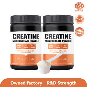 Poudre de créatine en vrac de marque OEM-Supplément pré-entraînement aromatisé pour le renforcement musculaire - Product Image 2